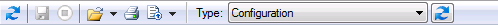 Reports control toolbar